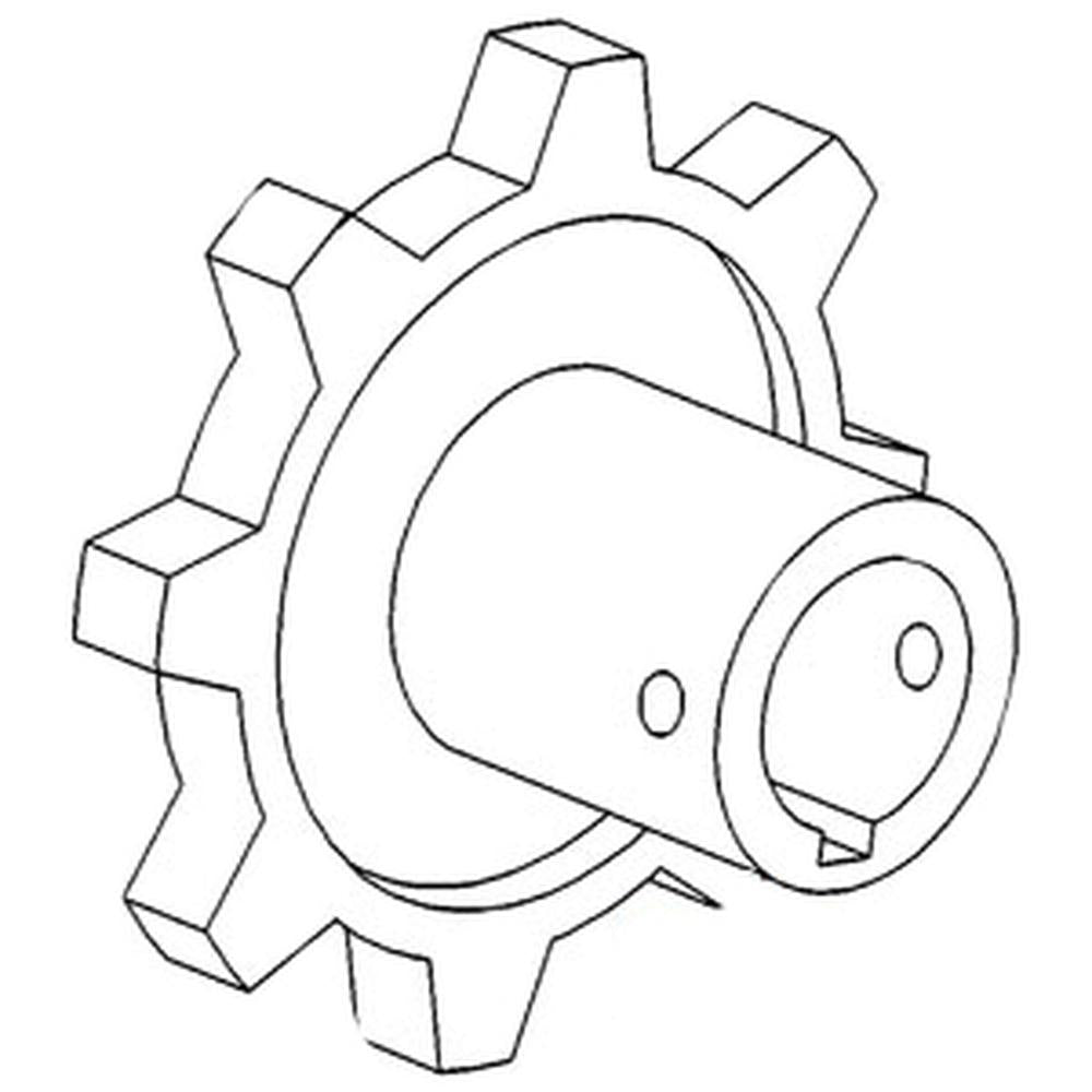 WN-H91334-PEX Sprocket, Clean Grain, Lower Fits John Deere 6600 s/n 206201-
