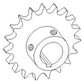 AH128075 Combine Unloader Lower Counter Shaft Drive Sprocket Fits John Deere