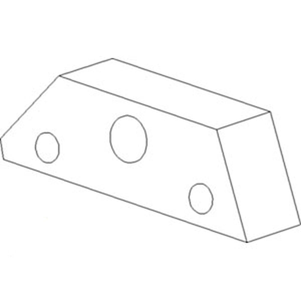 WN-H142188-PEX Shoe Auger Bearing Block Fits John Deere CTS CTS II 9400 9410