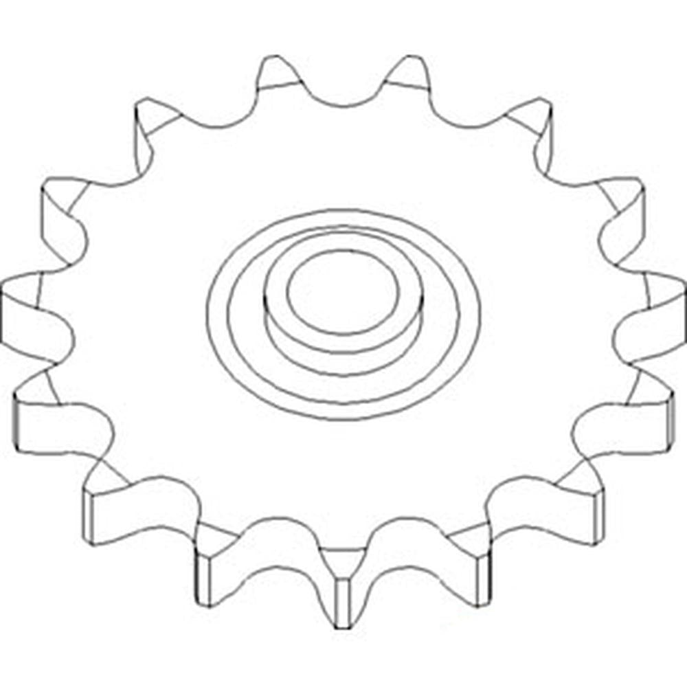 86627639 New Unloading Auger Idler Sprocket Fits Case-IH Combine Models