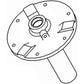 1324840C1 Auger Tailing Bearing Hub Fits Case-IH Combine Models 1420 +