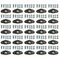 836998M91 Pack of (25) Poly Finger Guide Kits Fits Massey Ferguson Models