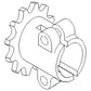 N104147 New Coupler Sprocket Fits John Deere Fits JD Combine Models 45 55 95 +