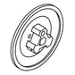WN-H97600-PEX Cleaning Fan, Sheave, Outer Fits John Deere 3300 4400 4420 6600