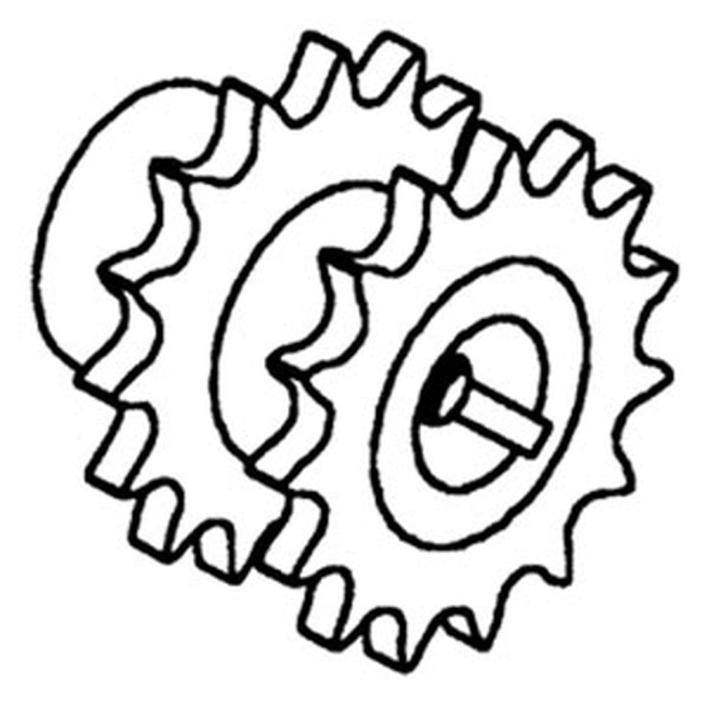 AH92689 Fits John Deere Combine 3.979" Dia Straw Walker Drive Sprocket 7720