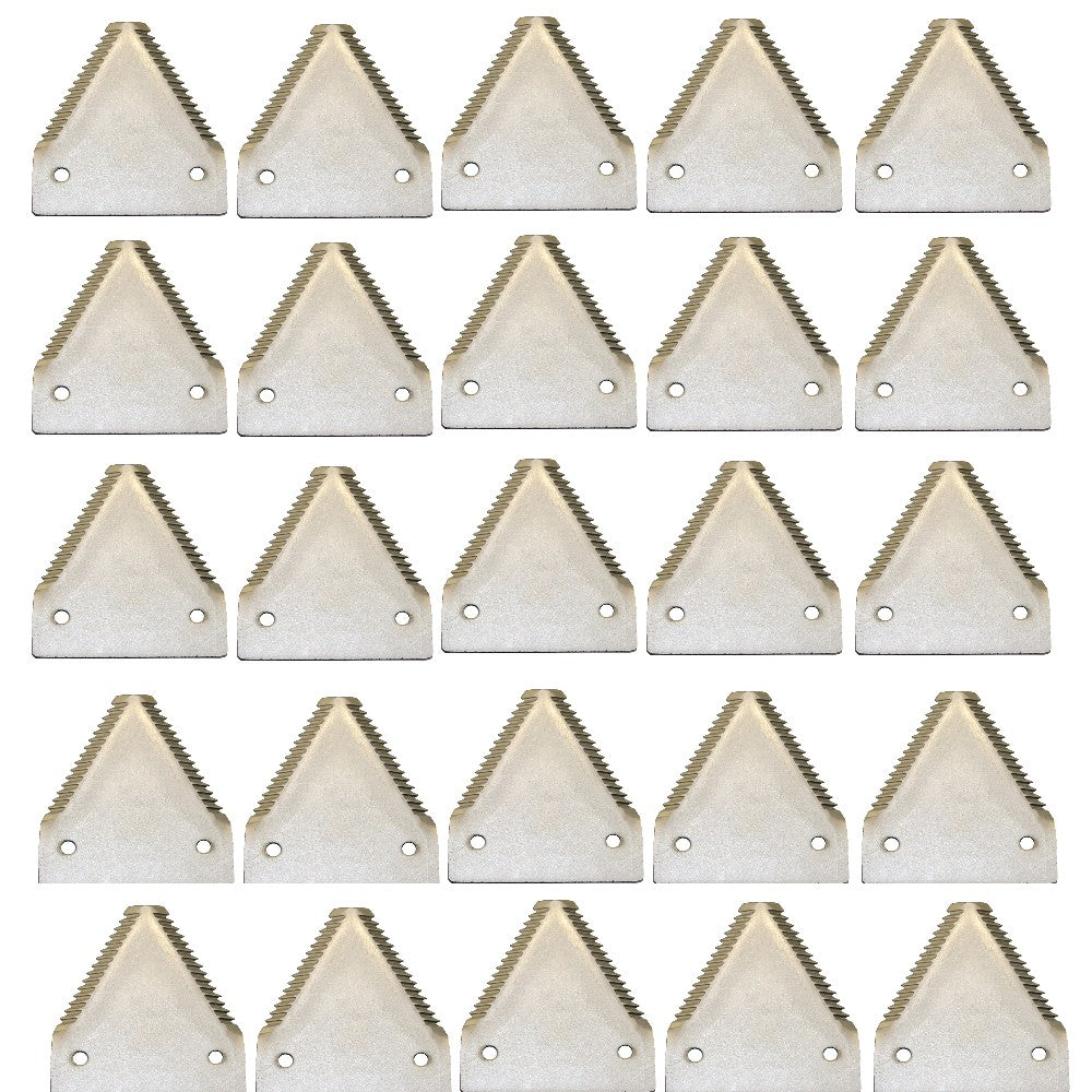 Qty 25 Sickle Sections Fits Case/International Harvester Replaces 87728905