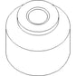 WN-1345453C1-PEX Rotor, Drive Hub, Insulator Fits International/CaseIH 1640 1644