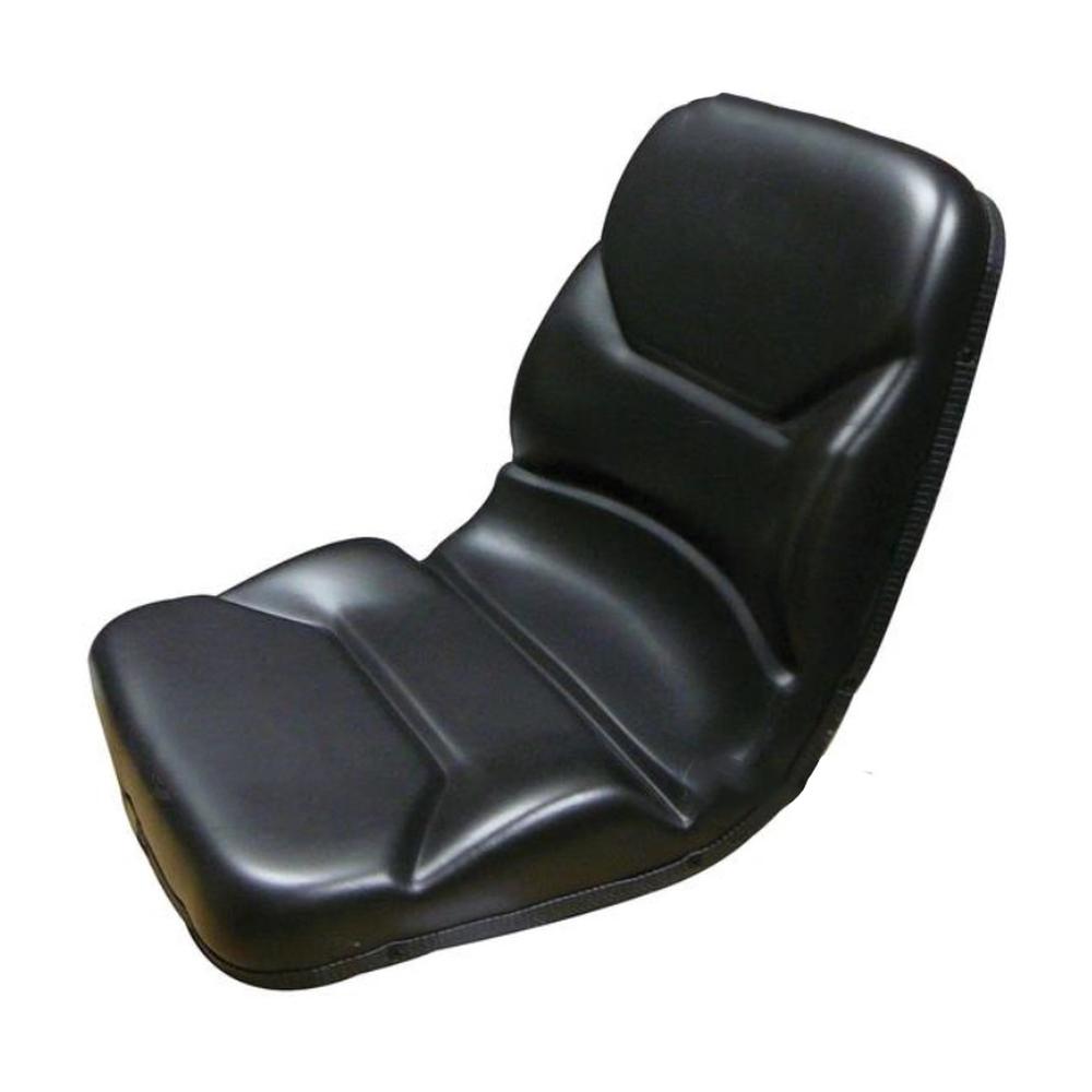Black High-Back Dishpan Seat Fits Allis Chalmers Replaces AC6080B