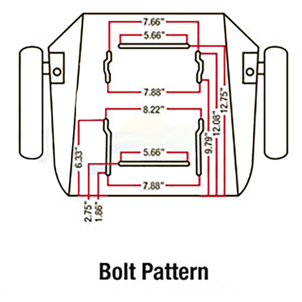 Complete Seat w/ Flip-up Arms Fits Allis Chalmers 7010 7030 7050 8010 CS140-1V