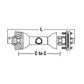 CS43516 PTO Driveline for BushHog Rotary Cutter SQ60 SQ72 SQ84 SQ160 SQ172 SQ600