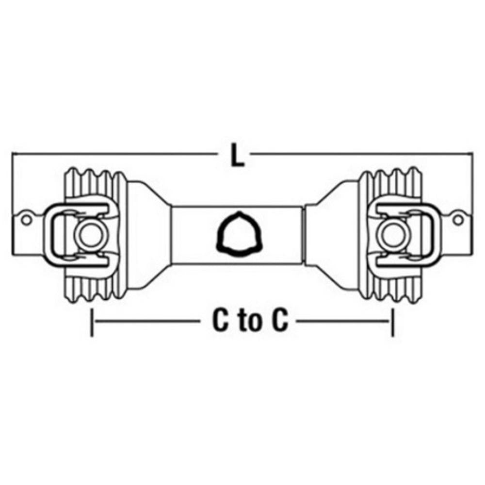 QD Driveline Fits Universal Products Replaces 14006340