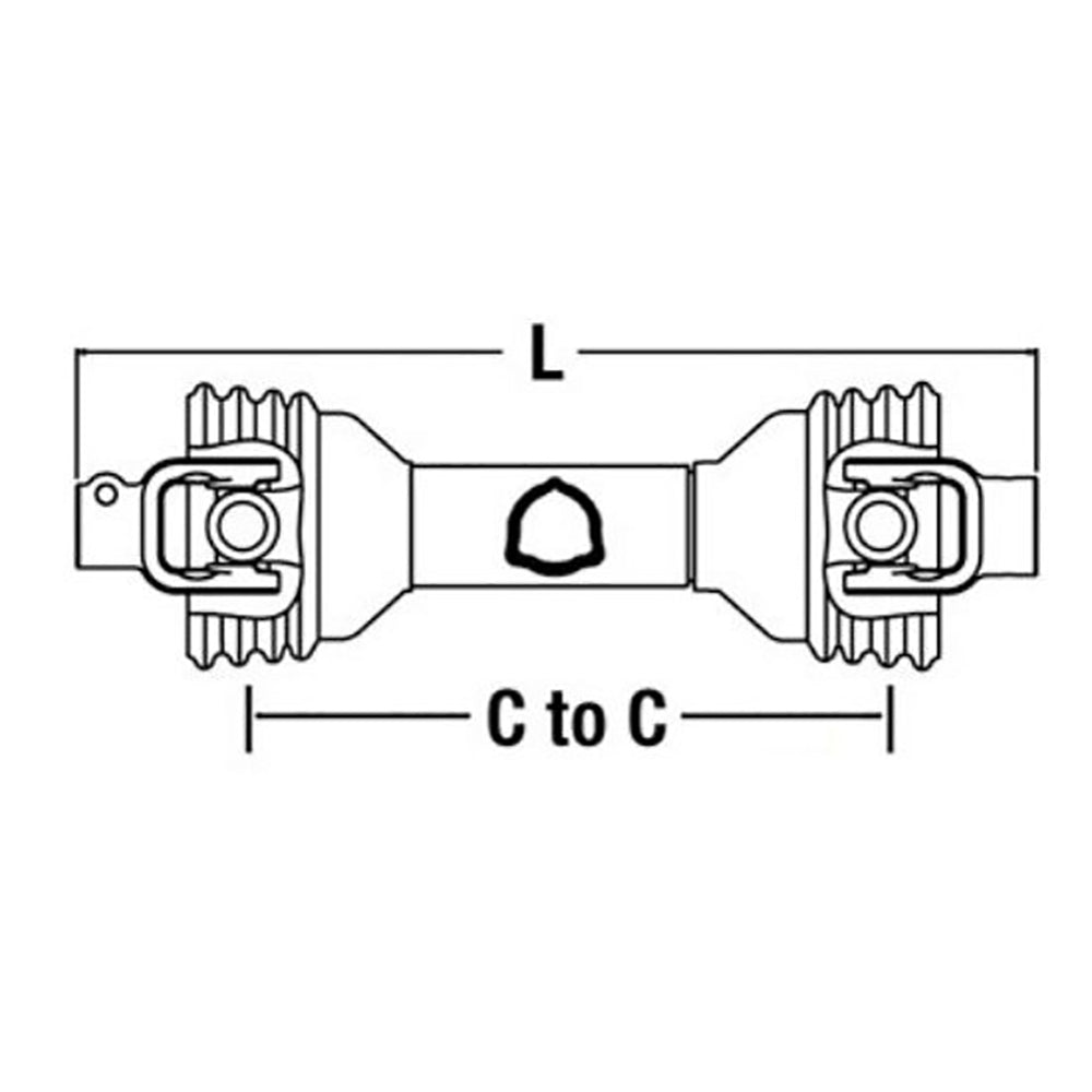 CS44314 Economy Rotary Cutter PTO Driveline For Rotary Cutters L60-HD L72-RD 60