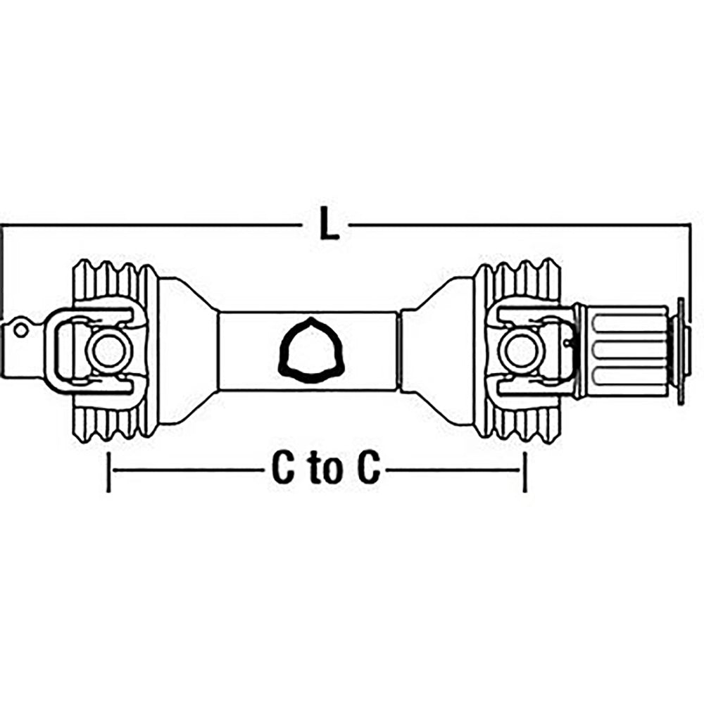 CS44315L Hay Tedder Driveline Fits Ford New Holland 156 157 3710 2076 4210