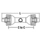 14006453 Driveline for Bush Hog 2102 2103 ++ Post Hole Diggers