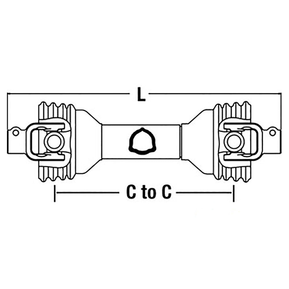 CS52511 PTO Driveline for Vicon CM167 Fits John Deere 25A 360 370 390 Flail Mowe