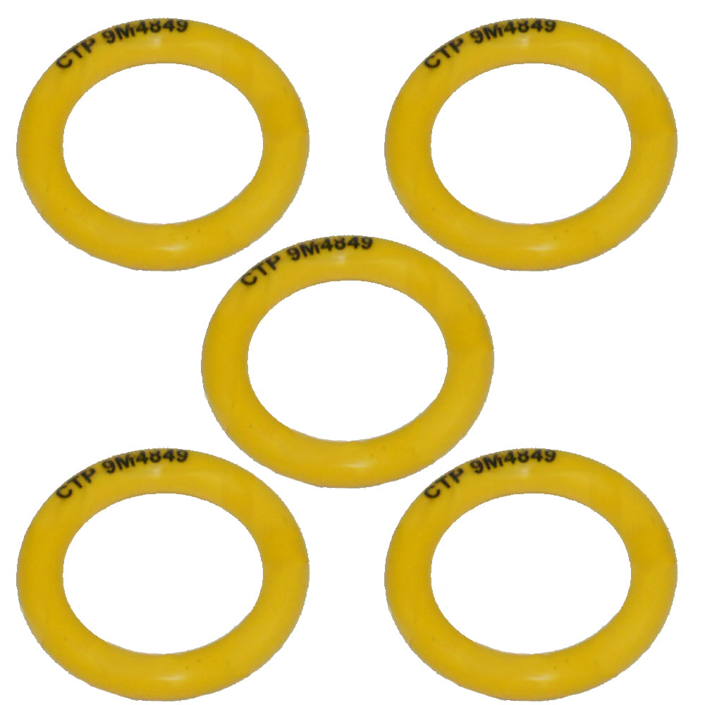 9M4849 Set of Five Seal O-Rings Fits Caterpillar Fits CAT C15 Ring Tube Adapter