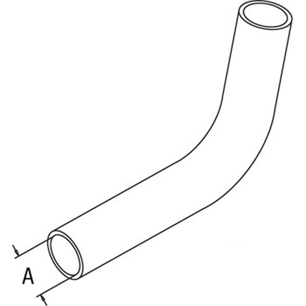 Upper Radiator Hose Fits Case/International Harvester Replaces D124950