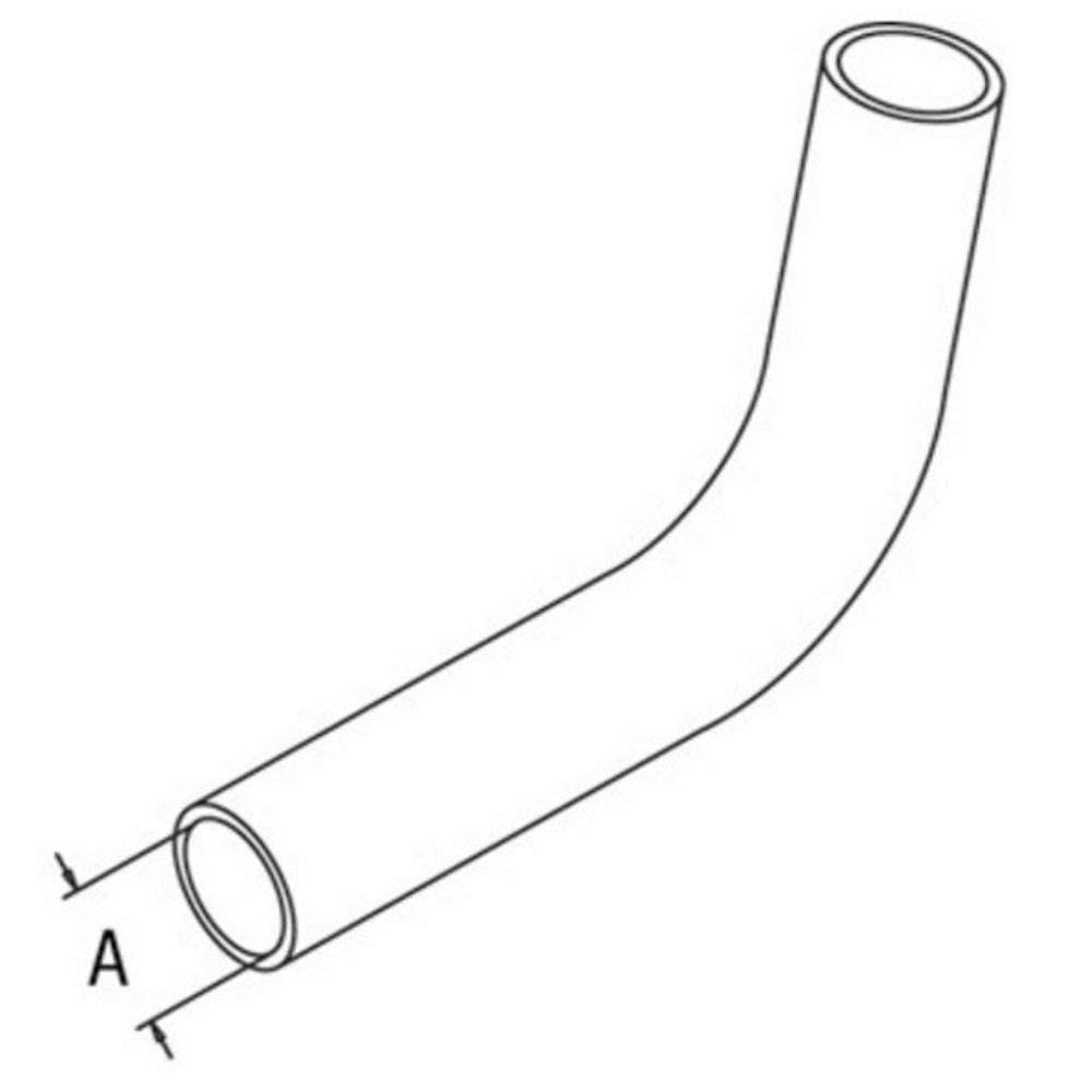 Radiator Hose - Upper D124950 Fits Case 1840 1845C