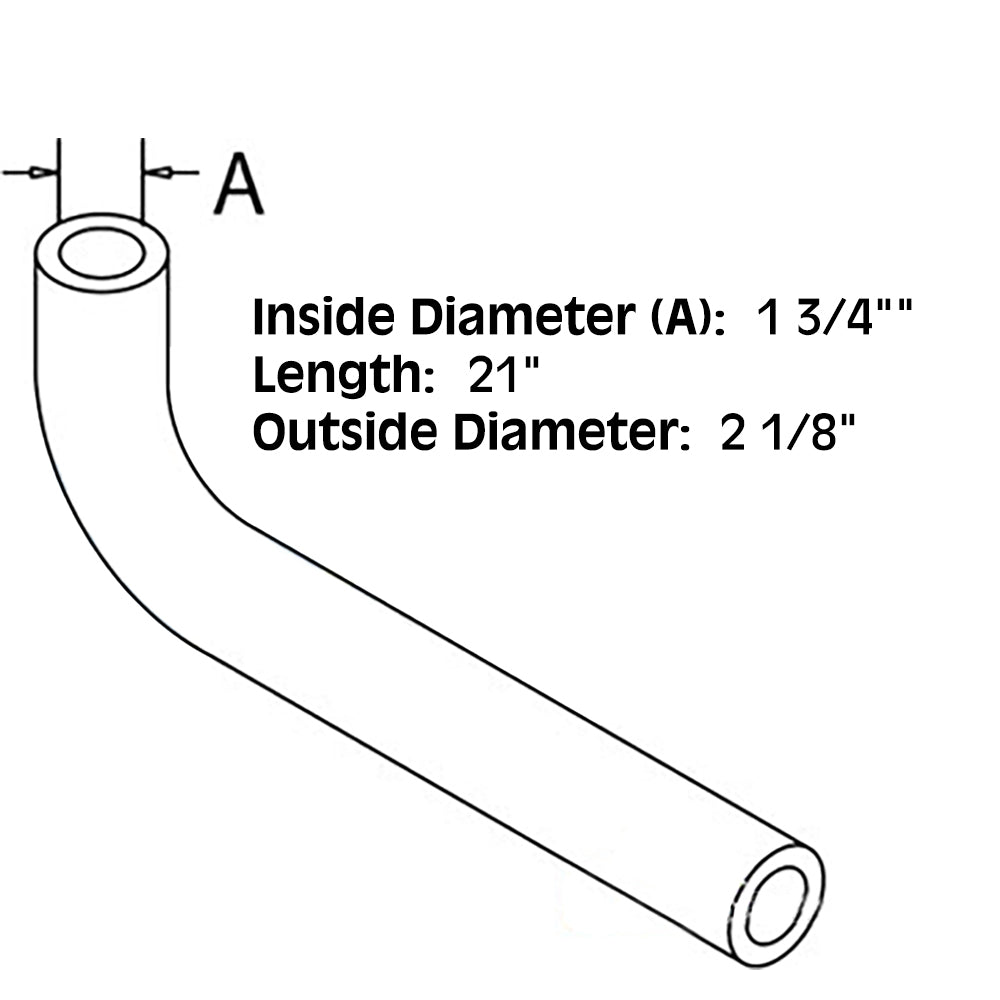 395106A1 Upper Radiator Hose Fits Case-IH Skid Steer Loader Model 40XT
