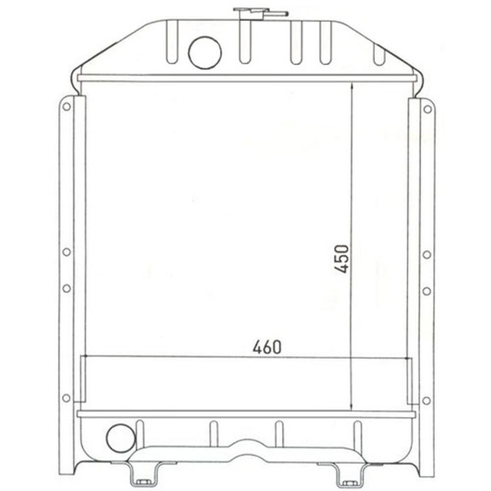 Radiator Fits Fiat Replaces 04956666