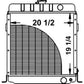 A171080 Radiator 480E, 580E Fits Case RADIATORS