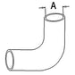 E518 New Upper Radiator Hose Fits White Oliver Mpl Moline 550 Super 55