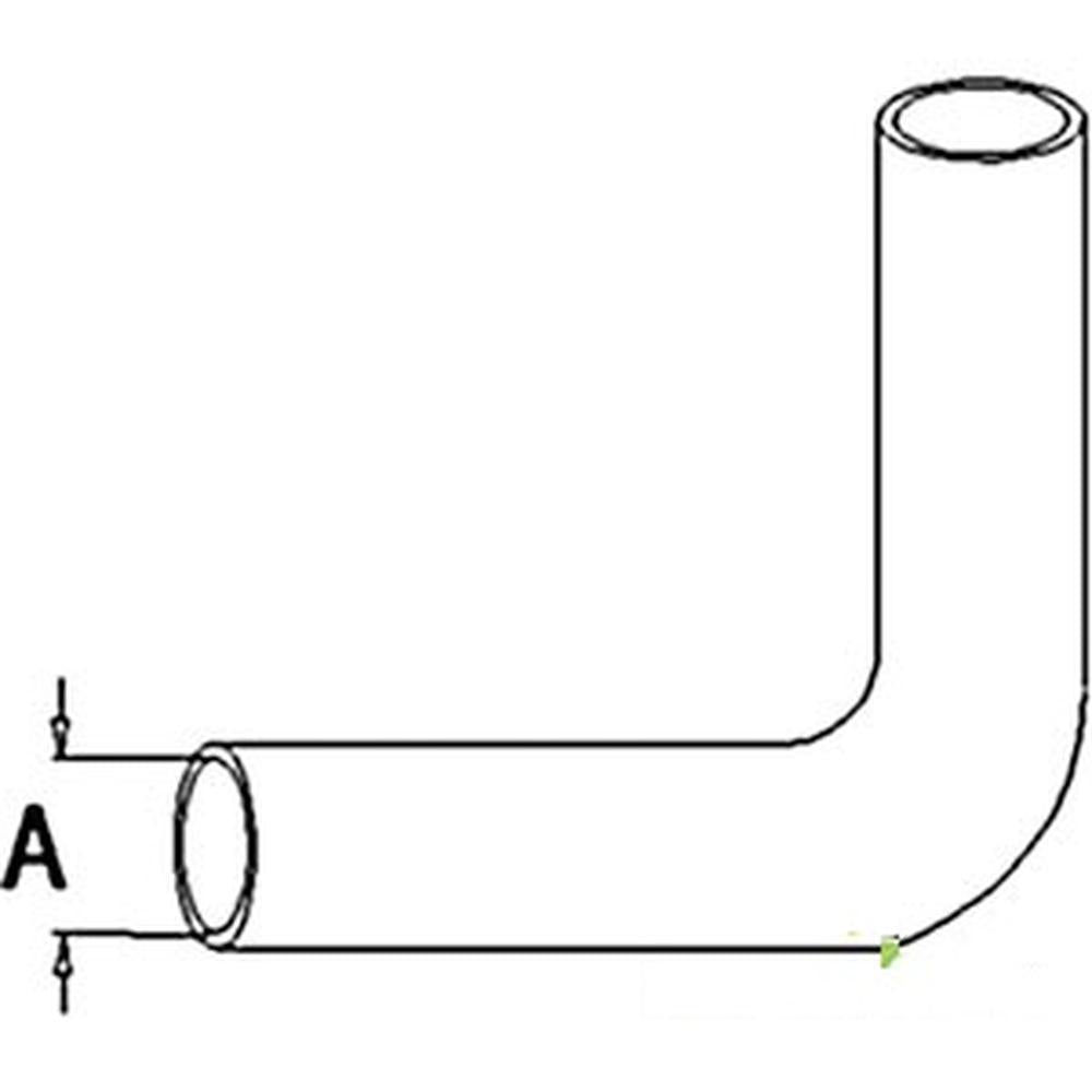155613A Upper Radiator Hose Fits White Oliver 1600
