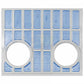 Plastic Grille with Light Holes Fits Ford 2000 4000 7000 3000 5000 D1NN8151B
