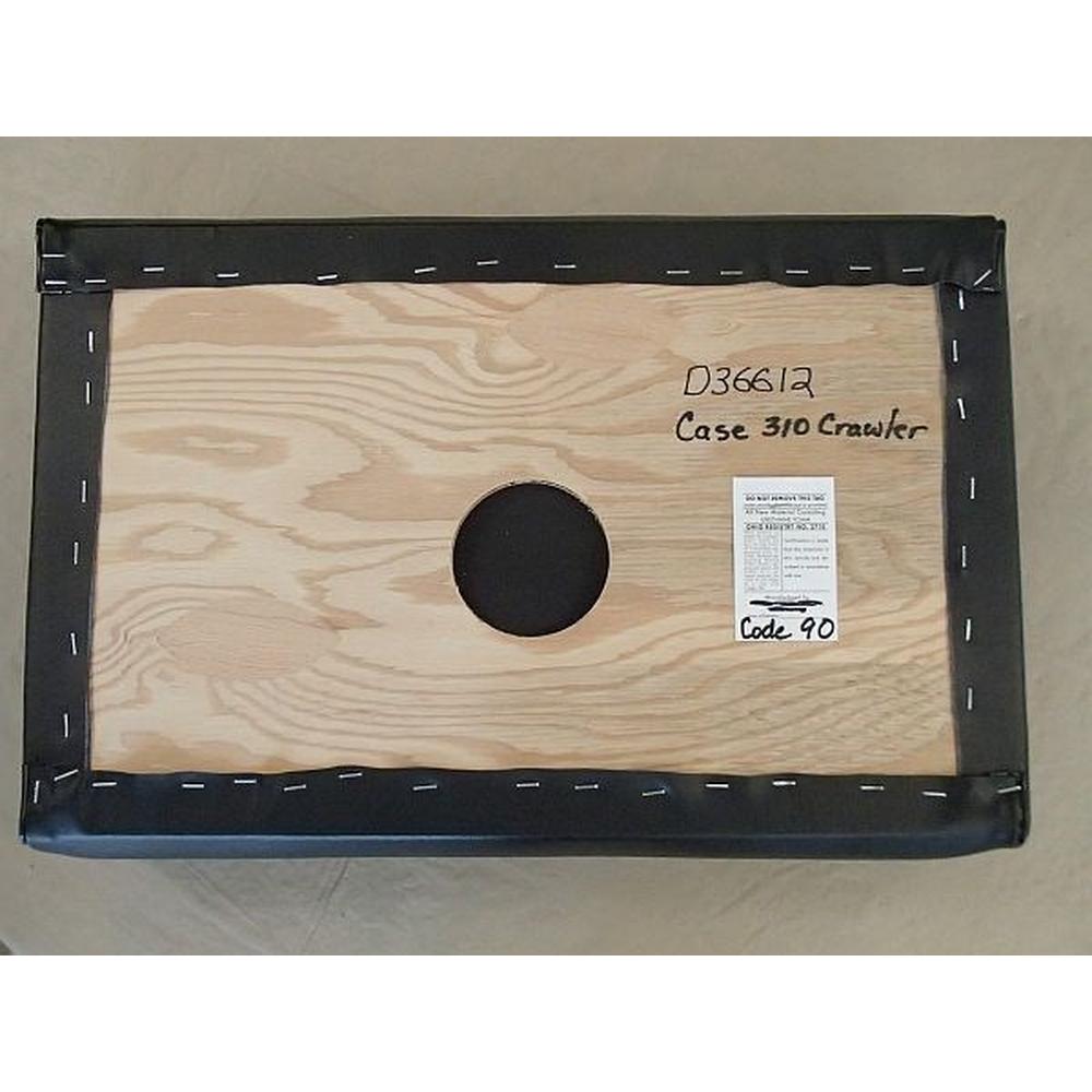 D27693 Fits Case Crawler Set of Arm Rests (2) 310 310C 310D 310F Black Vinyl
