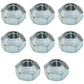 D3NN1120B (8) Rear Wheel Lug Nuts Fits Ford Major Super Major 4000 4100 4110 460