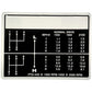 8 Speed Shift Pattern Decal Fits Ford/New Holland Replaces D3NN7B292B