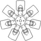 Cooling Fan - 7 Blade Fits Ford 5000 5600 5610 6600 6610 6710 7600 D3NN8600A