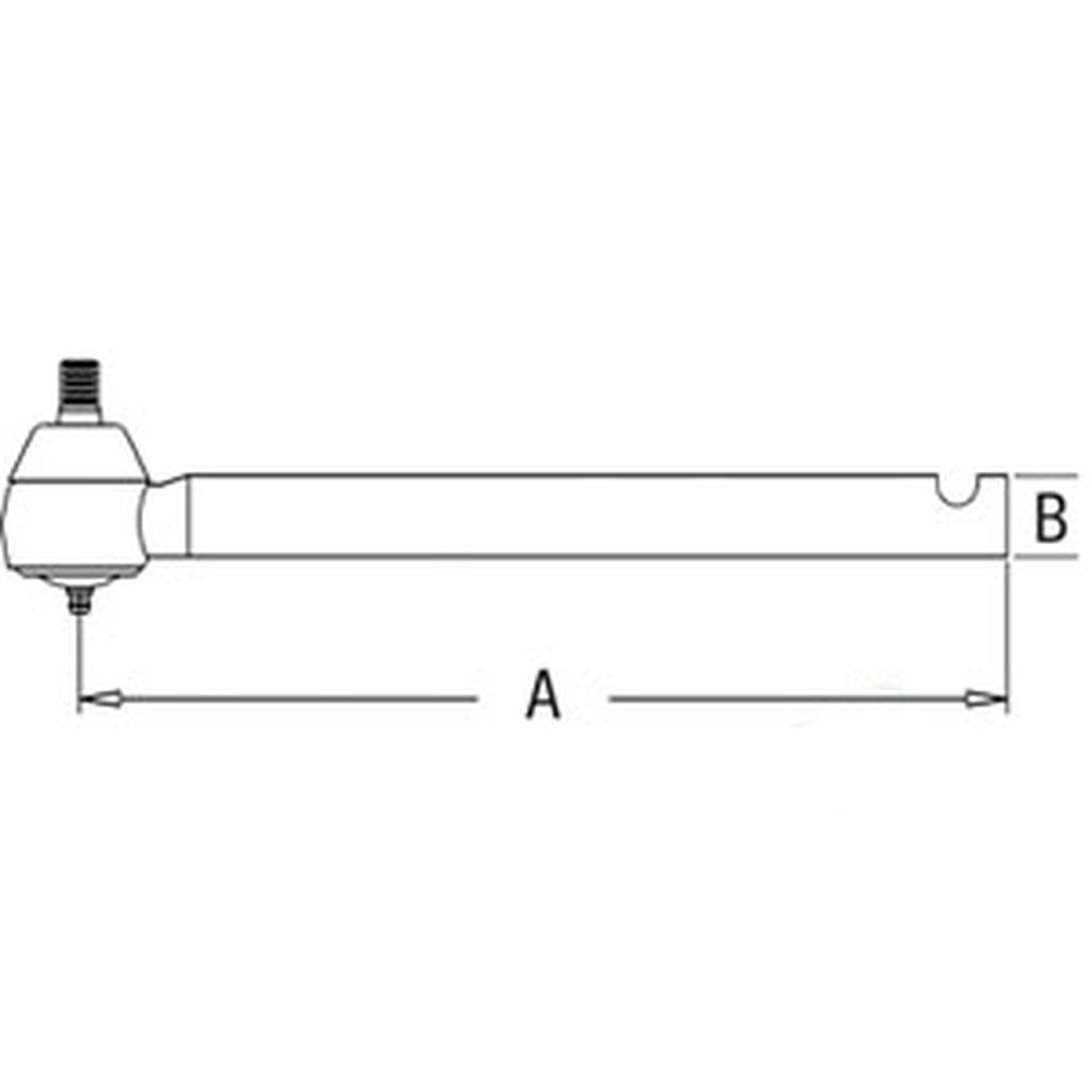 Tie Rod Outer LH Fits Ford 3910 2310 3610 2910 2610 4110 335 3600 2810 2600 4100