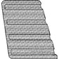 D5NN8151A Grille (LH) Fits Ford New Holland 9700 9000 TW20 TW15 TW