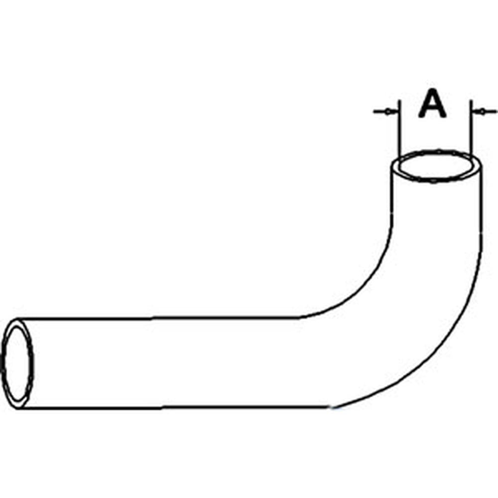 UPPER RADIATOR HOSE Fits Ford INDUSTRIAL 3400 340A 345C 345D 3500 3550 420 4400