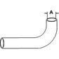 UPPER RADIATOR HOSE Fits Ford BACKHOE 655A INDUSTRIAL 230A 231 234 334 335 340