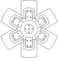 D5NN8600G Fits Ford New Holland 6 Blade Fan TW10 TW20 TW30 9700 0.625"