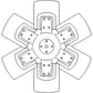 D5NN8600G Fits Ford New Holland 6 Blade Fan TW10 TW20 TW30 9700 0.625"