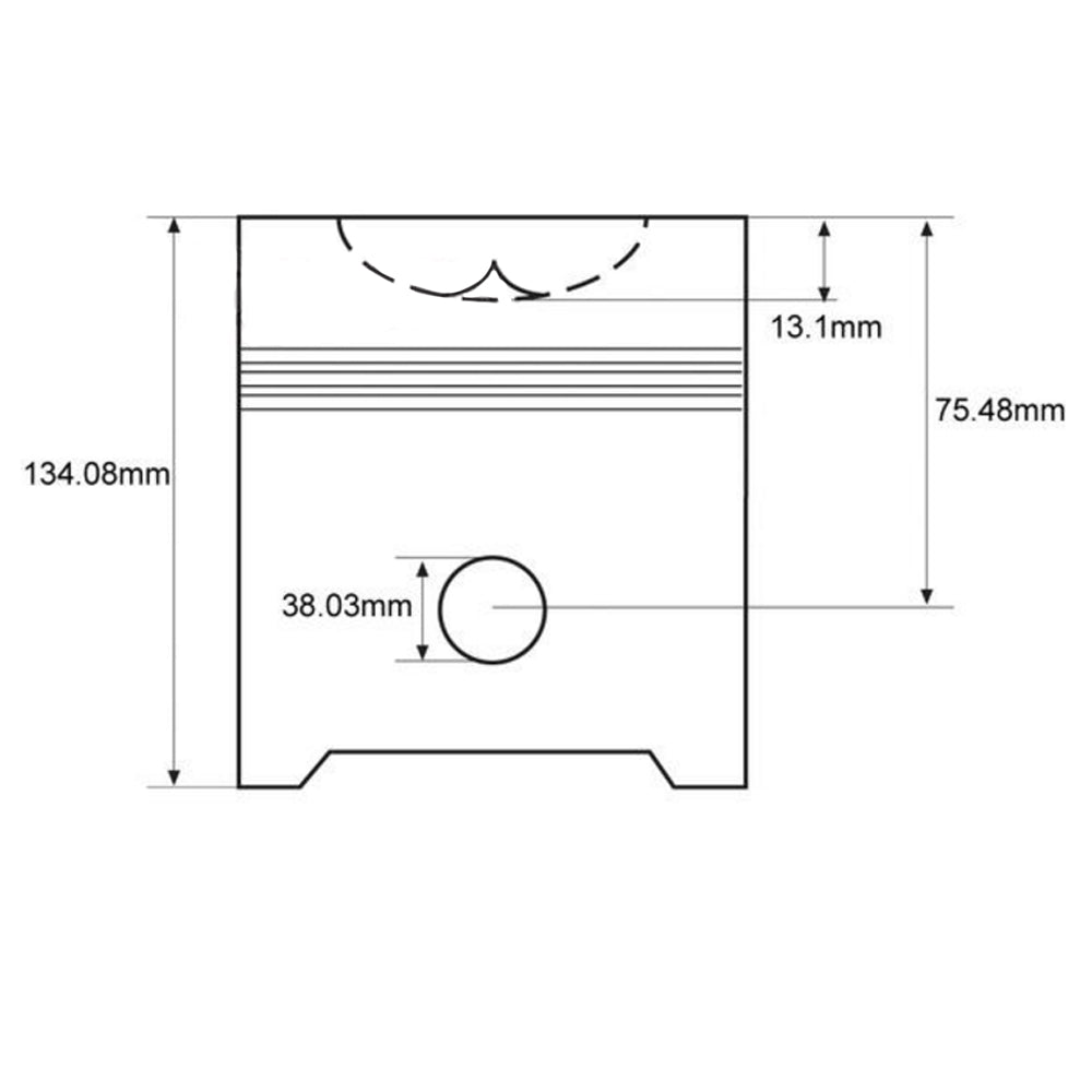 D6NN6108F Piston STD Fits Ford New Holland 4.2 83910837 2000 2310 2600 2810