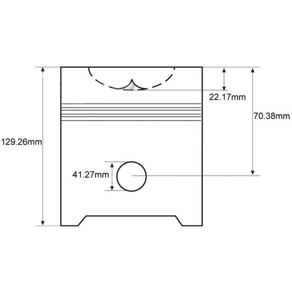 Standard Piston Fits Ford/New Holland Wheel Loaders Replaces 87554721