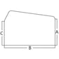 Glass D6NN9442006F Fits Ford New Holland 9700 Tw10 TW15 Tw20 Tw25 Tw30 Tw35 TW5