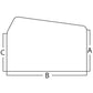 Cab Glass - Upper Right Hand Rear Sliding Window Fits Ford 6610 D6NN9442006F