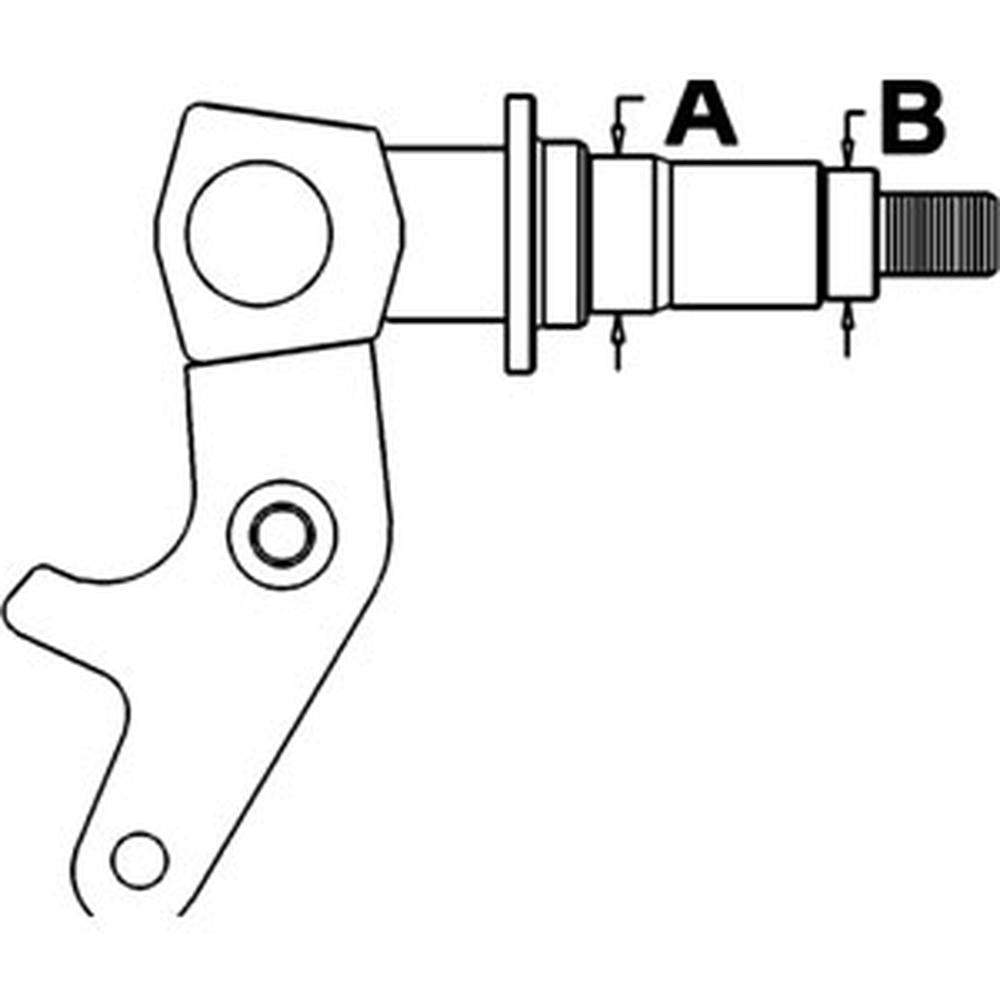 Right Hand Spindle Fits 480D 480E 480LL 580C 580D 580E 584C 584D 584E 585C 585D