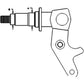 Left Hand Spindle Fits 480D 480E 480LL 580C 580D 580E 584C 584D 584E 585C 585D