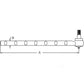 Right Hand Tie Rod Fits Ford/New Holland Replaces 83926087