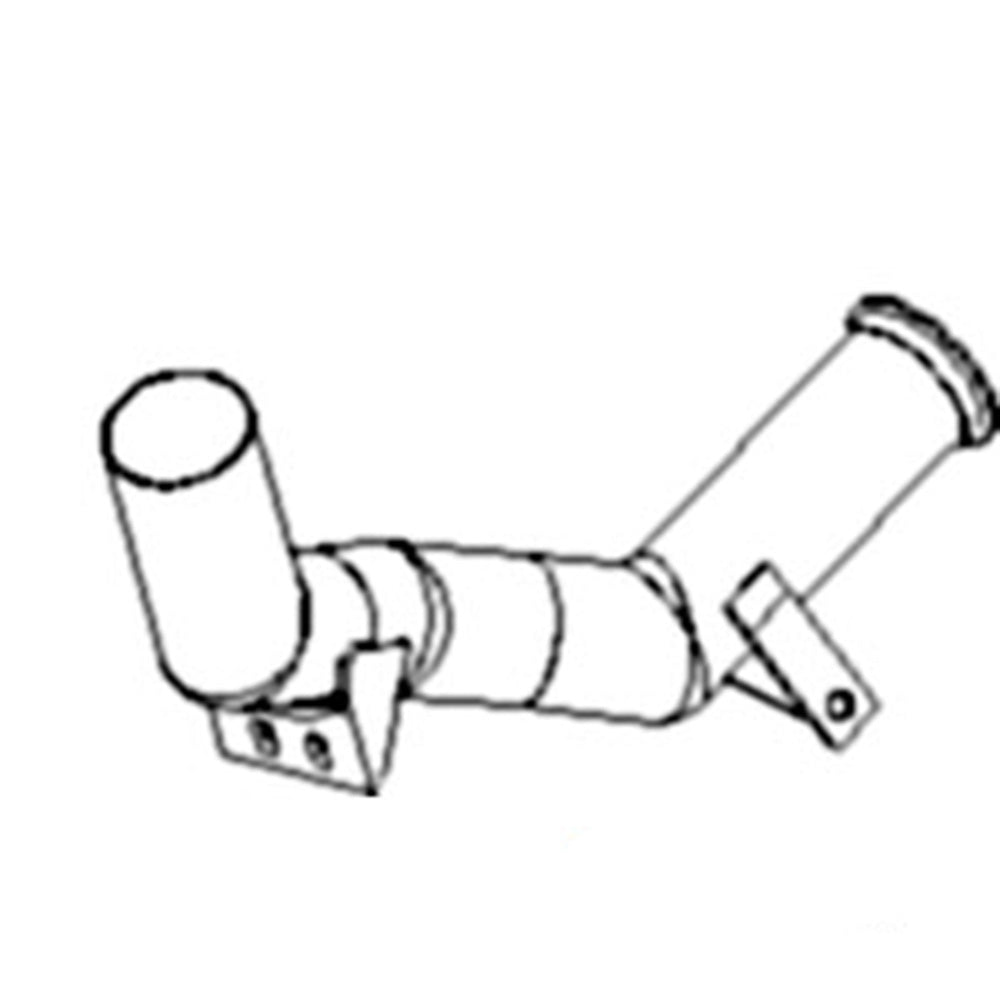 A-D8NN5246AA Exhaust Elbow Pipe - Fits Ford/New Holland