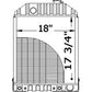 Fits Ford New Holland Tractor Radiator 6810 7610 7810 OE D8NN8005KB E0NN800