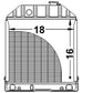 Radiator Fits Ford New Holland 231 233 250C 333 340 420 445 3000 4000 D8NN8005PA