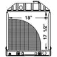 Northern 219869 Fits Ford Tractor Radiator 4500 5100 5200 5600 6600 545