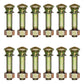 370938S36 Qty 12: Wheel Stud w/ Washer & Nut  Fits Case/International Harvester